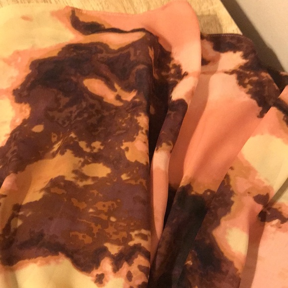 M M Couture Salmon Cross Backed Dress - Picture 5 of 7